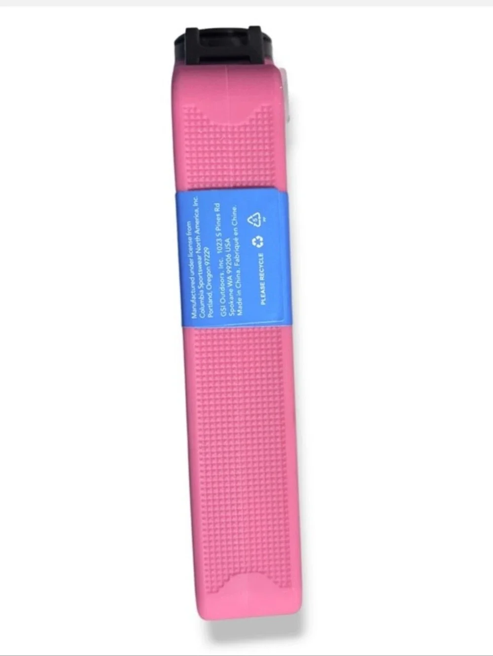 COLUMBIA 10 Ounce Flask Pink & Grey NEW